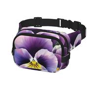 Fanny Pack Waist Bag Pack Adjustable Hip Bum Bag Pansy Perfection Crossbody Bags Belt Bag for Men Women