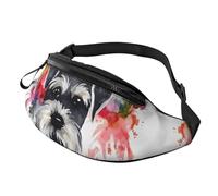 Fanny Pack Waist Bag Pack Adjustable Hip Bum Bag Schnauzer Crossbody Bags Belt Bag for Men Women