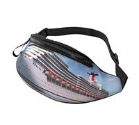 Fanny Pack Waist Bag Pack Adjustable Hip Bum Bag Seaside Cruise Ship Crossbody Bags Belt Bag for Men Women