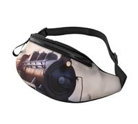 Fanny Pack Waist Bag Pack Adjustable Hip Bum Bag Steam Train Depart Sunset Crossbody Bags Belt Bag for Men Women