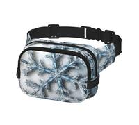 Fanny Pack Waist Bag Pack Adjustable Hip Bum Bag Transparent snowflake Crossbody Bags Belt Bag for Men Women