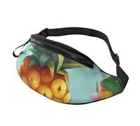 Fanny Pack Waist Bag Pack Adjustable Hip Bum Bag Tropical Pineapple Crossbody Bags Belt Bag for Men Women