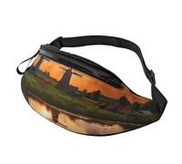Fanny Pack Waist Bag Pack Adjustable Hip Bum Bag View of the Netherlands Crossbody Bags Belt Bag for Men Women