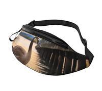 Fanny Pack Waist Bag Pack Adjustable Hip Bum Bag Wild Goose by the Bridge Crossbody Bags Belt Bag for Men Women