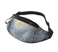 Fanny Pack Waist Bag Pack Adjustable Hip Bum Bag Winter Snow Scene Crossbody Bags Belt Bag for Men Women