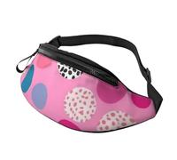 Fanny Pack Waist Packs for Men Women Sling Backpack Everywhere Belt Bag A cat in a nebula Crossbody Bags, Crazy Polka Dots, One Size