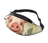 Fanny Pack Waist Packs for Men Women Sling Backpack Everywhere Belt Bag Anime Panda Face Crossbody Bags, Smiling, One Size