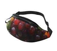 Fanny Pack Waist Packs for Men Women Sling Backpack Everywhere Belt Bag Cactus and Other Patterns Crossbody Bags, Fresh Fruits, One Size
