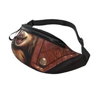Fanny Pack Waist Packs for Men Women Sling Backpack Everywhere Belt Bag Colorful Hand Painted Easter Eggs Crossbody Bags, Sloth On Zipper, One Size