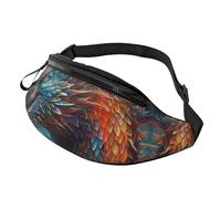 Fanny Pack Waist Packs for Men Women Sling Backpack Everywhere Belt Bag Constellations and stars pattern Crossbody Bags, Dragon Art, One Size