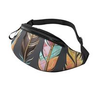 Fanny Pack Waist Packs for Men Women Sling Backpack Everywhere Belt Bag Ferris Wheel Crossbody Bags, Feather Arrows, One Size