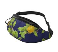 Fanny Pack Waist Packs for Men Women Sling Backpack Everywhere Belt Bag Red rose sugar skull Crossbody Bags, Lemon Tree, One Size