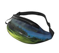 Fanny Pack Waist Packs for Men Women Sling Backpack Everywhere Belt Bag St Basil Cathedral Red In Moscow Crossbody Bags, Scenic Hawaii Golf Tropical, One Size