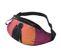 Fanny Pack Waist Packs for Men Women Sling Backpack Everywhere Belt Bag St Basil Cathedral Red In Moscow Crossbody Bags, Cool Astronaut, One Size