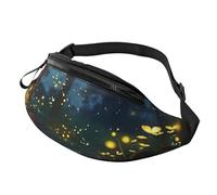 Fanny Pack Waist Packs for Men Women Sling Backpack Everywhere Belt Bag St Basil Cathedral Red In Moscow Crossbody Bags, Fireflies, One Size