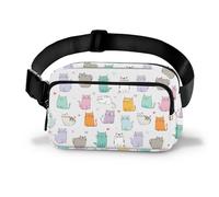 Fanny Pack Women Casual Belt Bag Fashion Waist Pack Easy for Store with Adjustable Strap Traveling Hiking Running Walking, Multicolor, M, Casual