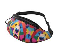 Fanny Packs 3D Bear Waist Pack for Women Men Sling Bag with Adjustable Strap Everywhere Belt Bags