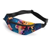 Fanny Packs Abstract World Map Printed Crossbody Bags Small Sling Bag Everywhere Belt Bag for Women Men Outdoor Travel Running, style, 36*15cm, Fanny Packs