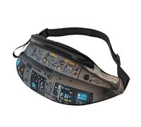 Fanny Packs Airplane Cockpit Waist Pack for Women Men Sling Bag with Adjustable Strap Everywhere Belt Bags