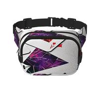 Fanny Packs Belt Bag For Women Men, Small Fashion Crossbody Waist Pack Lightweight Sling Chest Bag Polygonal Playing Cards Bumbag For Running Workout Hiking Traveling