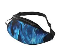 Fanny Packs Blue Flame Waist Pack for Women Men Sling Bag with Adjustable Strap Everywhere Belt Bags
