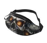 Fanny Packs Cool Evil Skull Waist Pack for Women Men Sling Bag with Adjustable Strap Everywhere Belt Bags