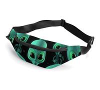 Fanny Packs Crossbody Bags Everywhere Bag Aliens Printed Small Sling Bag for Travel Hiking Running, style, 36*15cm, Fanny Packs