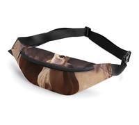 Fanny Packs Crossbody Bags Everywhere Bag Free Deer Printed Small Sling Bag for Travel Hiking Running, style, 36*15cm, Fanny Packs