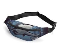 Fanny Packs Crossbody Bags Everywhere Bag Funny Sharks Design Printed Small Sling Bag for Travel Hiking Running, style, 36*15cm, Fanny Packs