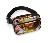 Fanny Packs Cup Of Tea Printed Crossbody Bags for Women Crossbody for Travel And Sports, style, 20x13cm, Fanny Packs