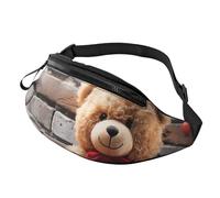 Fanny Packs Cute Bear Valentine Gift Waist Pack for Women Men Sling Bag with Adjustable Strap Everywhere Belt Bags