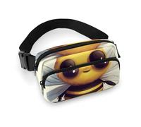 Fanny Packs Cute Bee Printed Crossbody Bags for Women Crossbody for Travel And Sports, style, 20x13cm, Fanny Packs