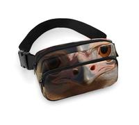 Fanny Packs Cute Ostrich Printed Crossbody Bags for Women Crossbody for Travel And Sports, style, 20x13cm, Fanny Packs