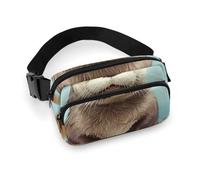 Fanny Packs Cute Otter Printed Crossbody Bags for Women Crossbody for Travel And Sports, style, 20x13cm, Fanny Packs