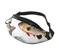 Fanny Packs Different Fish Waist Pack for Women Men Sling Bag with Adjustable Strap Everywhere Belt Bags