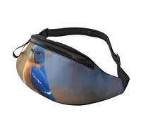 Fanny Packs Eastern Bluebird Waist Pack for Women Men Sling Bag with Adjustable Strap Everywhere Belt Bags