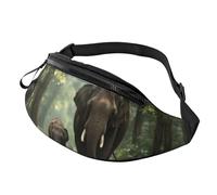 Fanny Packs Elephants Waist Pack for Women Men Sling Bag with Adjustable Strap Everywhere Belt Bags