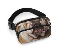 Fanny Packs English Bulldog Printed Crossbody Bags for Women Crossbody for Travel And Sports, style, 20x13cm, Fanny Packs