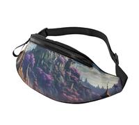 Fanny Packs Fantasy Town Waist Pack for Women Men Sling Bag with Adjustable Strap Everywhere Belt Bags