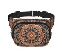 Fanny Packs for Women Adjustable Belt Bag Lightweight Fashion Waist Packs Men Sling Bag Antique Orientalist Art Fanny Pack Crossbody Belt Bag for Traveling Workout Running Cycling, Black, One Size