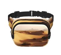 Fanny Packs for Women Adjustable Belt Bag Lightweight Fashion Waist Packs Men Sling Bag Desert landscape Fanny Pack Crossbody Belt Bag for Traveling Workout Running Cycling, Black, One Size