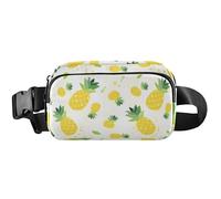 Fanny Packs for Women Cute Pineapple Yellow Hip Pack Belt Bag Cute Waterproof Crossbody Waist Purse, Cute Pineapple Yellow, 8 x 5.3 x 2.3 inch, Funny Cute, Cute Pineapple Yellow, 8 x 5.3 x 2.3 inch