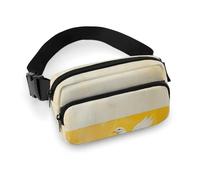 Fanny Packs for Women Men Belt Bag A White Dove Flies By Waist Bag Waterproof Waist Packs Phone Bag, A White Dove Flies By, 20x13cm, Art Deco