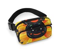 Fanny Packs for Women Men Belt Bag Hydrangea Butterfly Waist Bag Waterproof Waist Packs Phone Bag, Summer Sunflower, 20x13cm, Art Deco