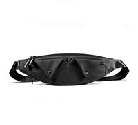 Fanny Packs for Women Men, Waterproof Waist Pack with Reflective Strip, Lightweight Slim Belt Bag with No-Bounce Adjustable Strap Running Travel Hiking Walking Sport(Black), Black, Waist Packs