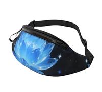 Fanny Packs Frog Waist Pack for Women Men Sling Bag with Adjustable Strap Everywhere Belt Bags, Flowers, One Size