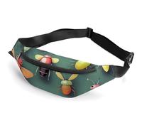 Fanny Packs Insect Atlas Printed Crossbody Bags Everywhere Belt Bag Crossbody Belt Bags Small Sling Bag for Hiking Running Travel Cycling, style, 36*15cm, Fanny Packs