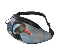 Fanny Packs Loon Nature Birds Waist Pack for Women Men Sling Bag with Adjustable Strap Everywhere Belt Bags