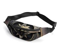 Fanny Packs Magical Design Norse Runes Compass Printed Crossbody Bags Everywhere Belt Bag Crossbody Belt Bags Small Sling Bag for Hiking Running Travel Cycling, style, 36*15cm, Fanny Packs