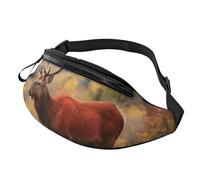 Fanny Packs Nature Moose Waist Pack for Women Men Sling Bag with Adjustable Strap Everywhere Belt Bags